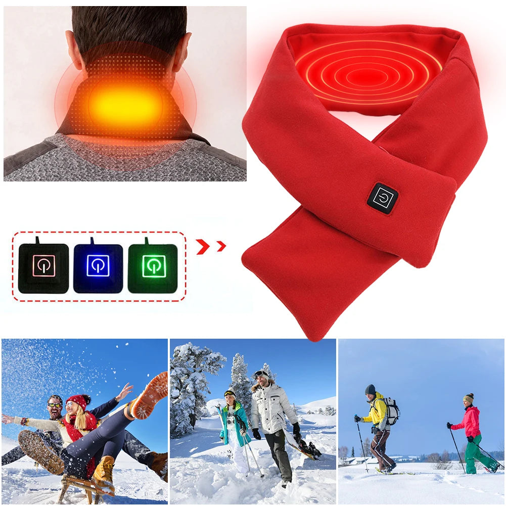 Electric heating scarf