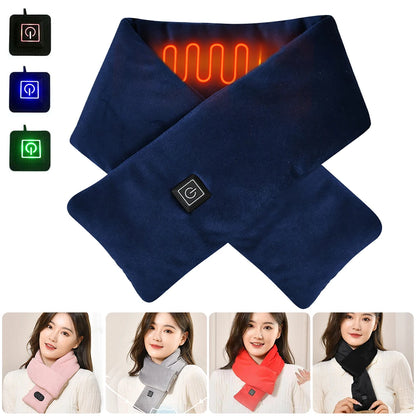 Electric heating scarf